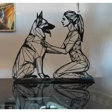 Decoração placa mesa em 3d Melhores Amigas V2 com Suporte