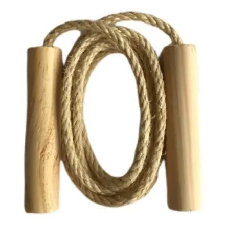 Brinquedo Corda De Pular Infantil De Sisal Criança Exercício