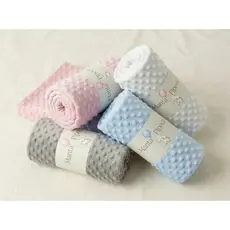 Manta Pipoquinha Para Bebê 1m x 0,80cm - Super Macia e Antialérgica