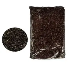 Painço Preto Semente Limpa Curió Bicudo Azulão 1kg