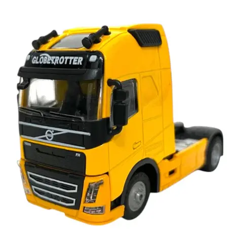 Miniatura de Caminhão Volvo Globetrotter 1:50 – Qualidade em Ferro e Acabamento Realista