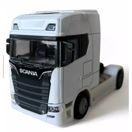 Miniatura Scania 7705 Escala 1:48– Caminhão de Metal Premium, Cabine Articulada.