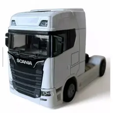 Miniatura Scania 7705 Escala 1:48– Caminhão de Metal Premium, Cabine Articulada.