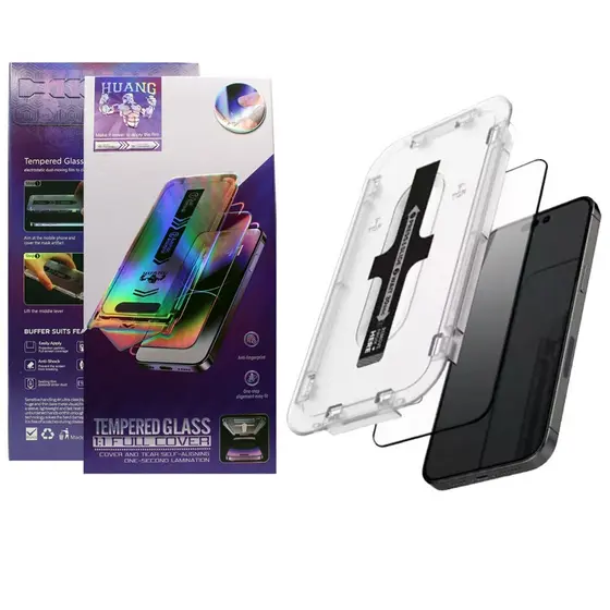 Película com Aplicador para iPhone Vidro Ultra 11 12 13 14 15 16 17