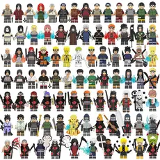 Naruto Action Figures Namikaze Minato Hatake Kakashi Uchiha Obito Bloco De Construção Coleção Brinquedos Para Crianças