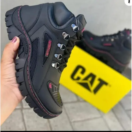 Bota Feminina Tratorada Coturno Botinha Resistente