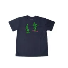 Camiseta Infantil Preta Estampa Soldadinhos – 100% Algodão