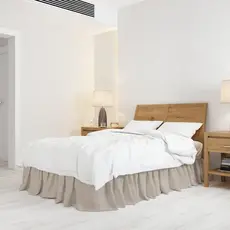Saia Para Cama Colchão Box King Size  2,03X1,93X0,30m Com Elásticos em Toda a Volta Varias Cores
