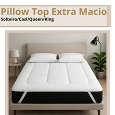 Pillow Top Extra Macio – Upgrade de Conforto e Proteção para Colchão
