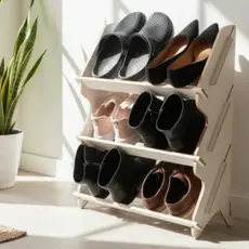 Sapateira Pequena Porta Entrada  Organizador Sapatos Porta Sapatos Sapateira MDF