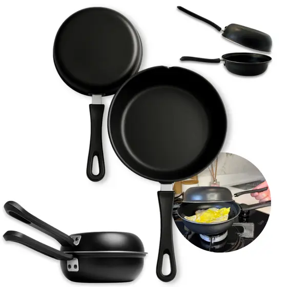 Frigideira Omeleteira Panquequeira Sanduicheira Dupla Antiaderente Teflon Aluminio