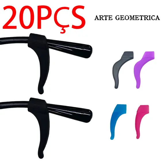 【Arte】Ganchos de orelhas丨Ganchos de silicone antiderrapantes para óculos