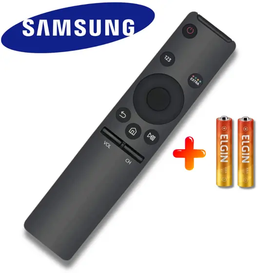 Controle Remoto para TV Samsung Smart tv 4K LED OLED LCD QLED Com Pilhas | Envio Imediato