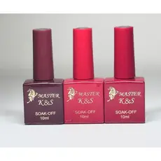 Kit 3 Esmaltes K&S  Unha Em Gel Seca Cabine Lindas Cores 10ML Manicure Profissional ANVISA