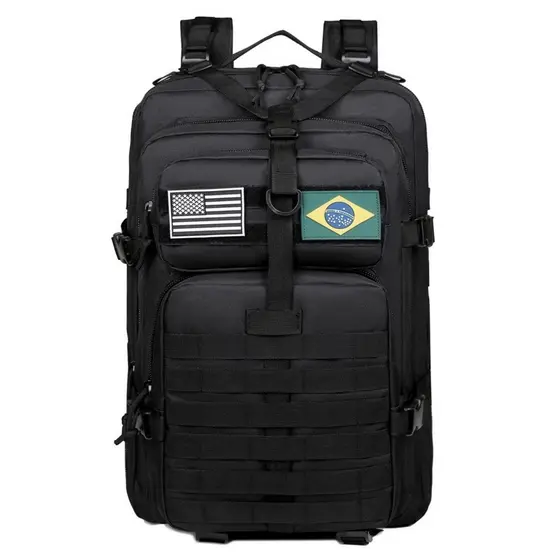 Mochila Tática Militar  Masculina 50L Resistente Impermeável para Camping, Viagem, Montanhismo, Trilhas e Esportes ao Ar
