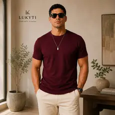 Camiseta Masculina Premium Gola Redonda Manga Curta Básico Casual Confortável