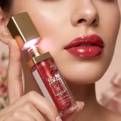 Gloss Labial Cherry Radiance Elixir Éclat Lips Brilho Intenso Hidratante Ácido Hialurônico Vitamina E 🍒