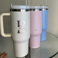 Copo Térmico Canudo PERSONALIZADO 1200ml/1.2L Inox Portátil Garrafa Térmica com Tampa e Canudo Copão