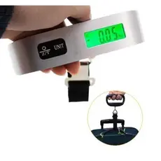 Balança Digital Portátil 50kg/10g – Precisa, Compacta e Ideal para Malas, Viagens e Bagagens ✈️