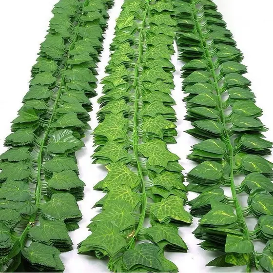 Kit 6 Metros Planta Decorativo Trepadeira Artificial Flores Artificiais Folha Ivy Artificial Garland Plants Decoração