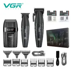 Máquina De Cortar Cabelo Profissional VGR Mais Vendida , Corte De Elétrica De 9000 RPM , Aparador Recarregável Para Home