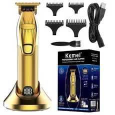 Kemei Máquina De Cortar Cabelo Elétrica Recarregável KM-i32S Carregamento Rápido E Longo Tempo Usando Salão De Beleza Ap