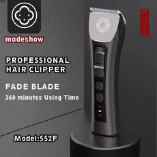 Madeshow 552F Máquina De Cortar Cabelo Profissional FADE Blade Aparador De Para Homem Barbearia Casa