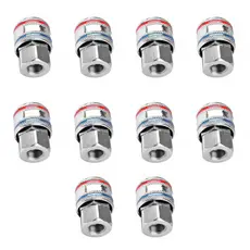 Engate Rápido p/ Ar 1/4 Fêmea Compressor Pneumática - 10 Peças