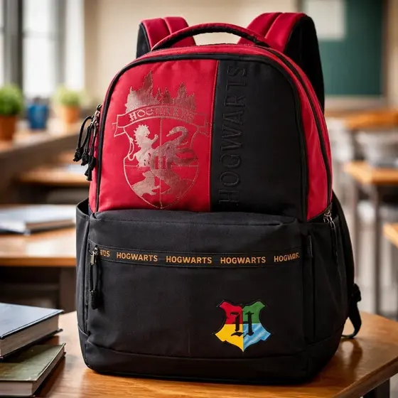Mochila Costas Harry Potter Hogwarts Juvenil Escolar Unissex