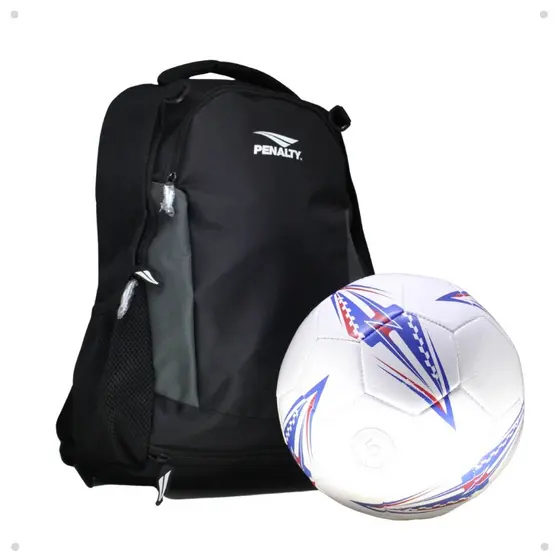 Mochila Suporte Bola e Sacola Penalty Bolso Para Chuteira