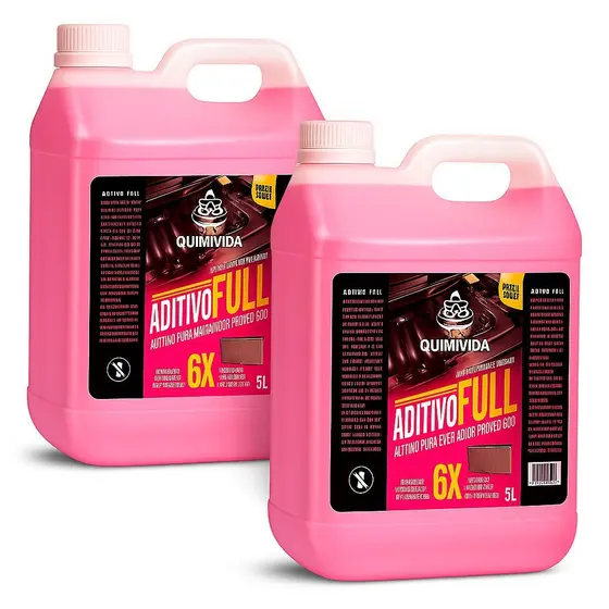 Aditivo Radiador Quimvida 5L – Proteção Máxima + Dura 6x Mais!
