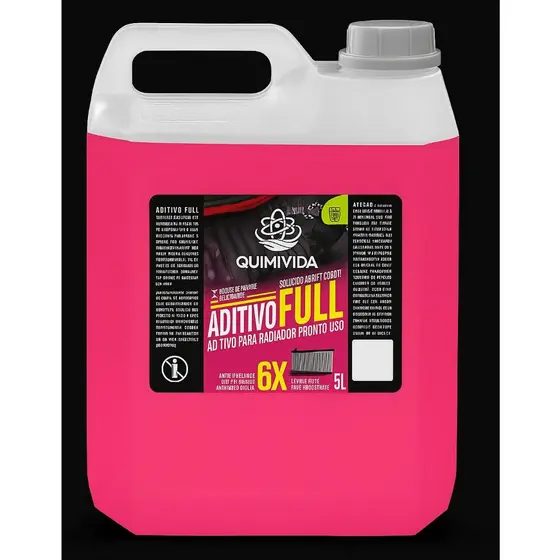 Aditivo para Radiador   Rosa 5 Litros – Pronto Uso
