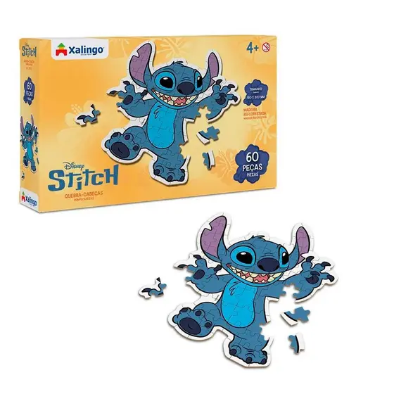 QUEBRA CABECA XALINGO STITCH C/ 60 PECAS