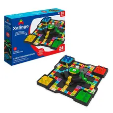 Jogo Ludo Tridimensional Xalingo Com 16 Peças