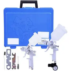 KIT PISTOLA DE PINTURA PUMA AS1001P 1.2 E AS1105P 1.4 GRAVIDADE HVLP 1.2 E 1.4MM