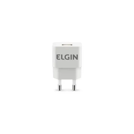 CARREGADOR USB TOMADA ELGIN 1A/5W - BIVOLT