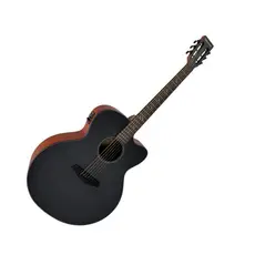 VIOLAO ELETRO ACUSTICO WALDMAN BLASTONE JUMBO JCEX-642 ACO - BLACK TOP
