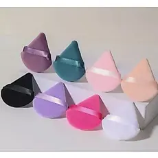 Kit 2 Kit 4 Kit 6 Esponja puff para maquiagem pó triangular almofada