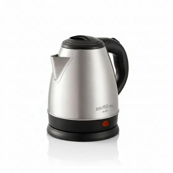 Chaleira Térmica Elétrica Britânia Inox 1,2L 1500W BCH09 Café Chá Agua Quente Bule Multifuncional