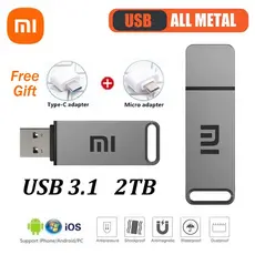 Pen Drive Original Xiaomi 2TB USB3.1 Unidade Flash Drive De Corrida De Alta Velocidade Disco U À Prova D'água
