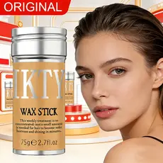 IKTY Cera Vara Pomada Modelador Anti-Frizz Peruca Rasgado Pasta Modelagem Macio Suave Feminino Masculino 75g