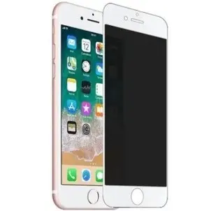 Película Privacidade para iPhone 7 8 normal plus Anti-Spy 3D Borda Preto Branco [Envio HOJE]
