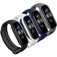 Kit 4 Pulseiras p/Mi Band 10 9 8 7 6 5 4 3 Silicone Macio Selecione [Envio HOJE]