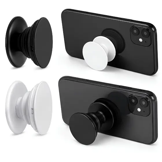 Kit Pop Clipe Suporte para Dedo Celular Anti Queda Retrátil Selfie Premium [Envio HOJE]