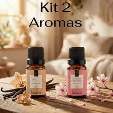 Kits 2 Essências Para Aromatizador Difusor Elétrico De Ambiente Via Aroma 10ml ENVIO IMEDIATO
