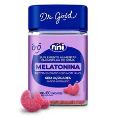 Suplemento Melatonina Fini 60 Gomas Morango - Dr. Good ORIGINAL