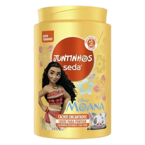 Creme de Pentear Seda Juntinhos Moana Cachos Encantados 1kg - Original