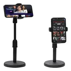 Suporte Tripé Para Mesa Celular Mini Pedestal Ajustável 36