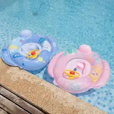 Boia Bote Coberto Infantil Inflável Piscina Boia Com Proteção Para Bebê