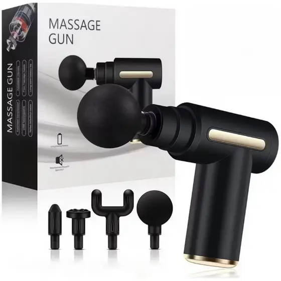 Massageador Elétrico Profissional Muscular Pistola Original Massagem Gun, COR aleatória, potente